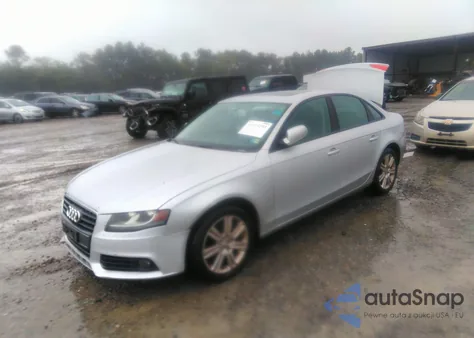 2010 Audi A4 2.0T Premium from USA, damaged, VIN WAUAFAFL3AN052573